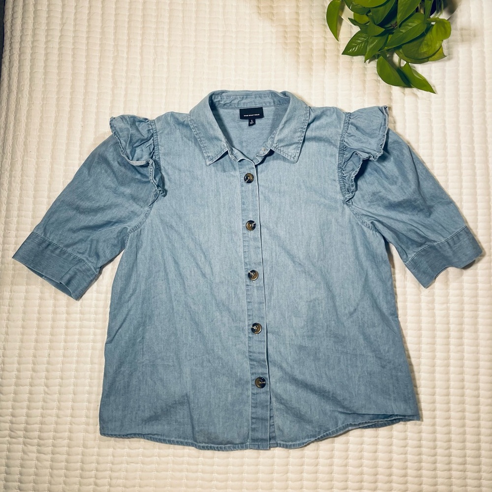 Who What Wear S Denim Top